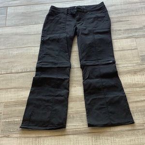 Prana Convertible Hiking Pants in Size 2 Black